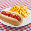 Hot Dog With Fries