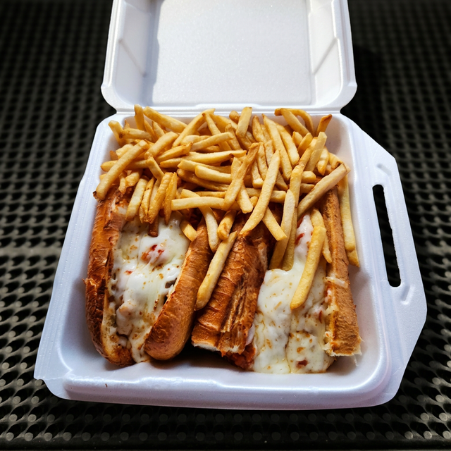 Chicken Parmigiana Sub.