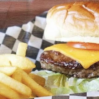 1/4 Lb. Cheese Burger with Fries and Fountain Drink